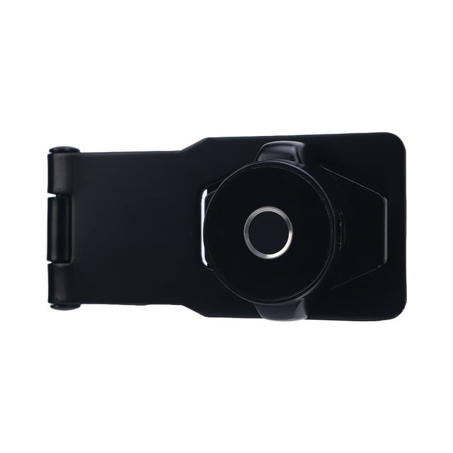Cabinet Password Hasp Locks, Cabinet Keyless Lock with Screws, Cabinet Combination Lock for Small Door, Cabinets, Barn Door, Bathroom, Outdoor, Garage, Garden, Black