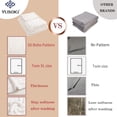 thumbnail image 2 of Sherpa Throw Blanket-3D Stylish Design Super Soft Fuzzy Cozy Warm Blanket Thick Plush Fluffy Furry Blankets for Teen Girls Women Couch Bed Sofa Chair Men Boys Gift(Tan,50"x65"), 2 of 5