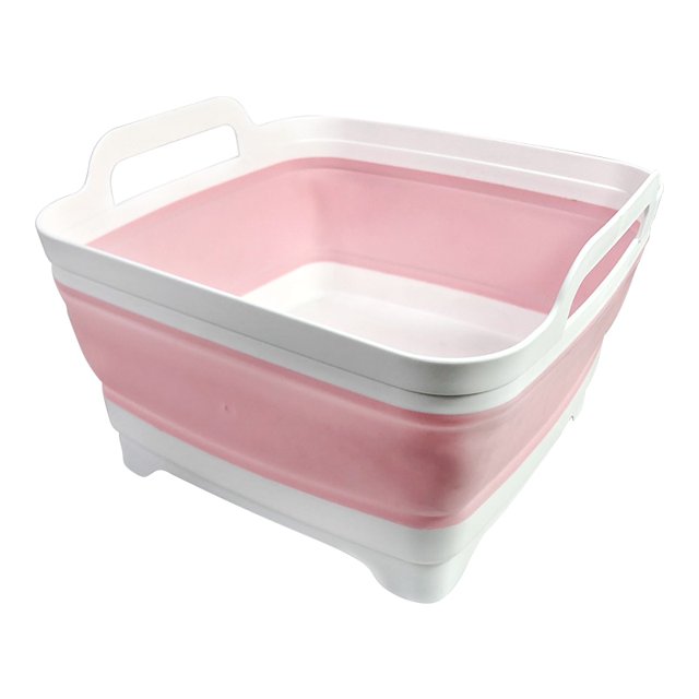 Lavabo cuadrado para lavar frutas y verduras, suministro de productos de cocina, fregadero plegable, escurridor, lavabos portátiles para campamento al aire libre de viaje Adepaton 2021442-4