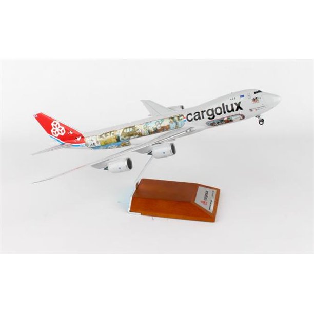 JC Wings JC2CLX709 Cargolux Boeing 7478F Scale 1 by 200 Cutaway Livery