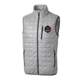 thumbnail image 2 of Men's-Cutter & Buck  Gray Houston Dynamo FC Big & Tall Rainier PrimaLoft Eco Insulated Full-Zip Puffer Vest, 2 of 3