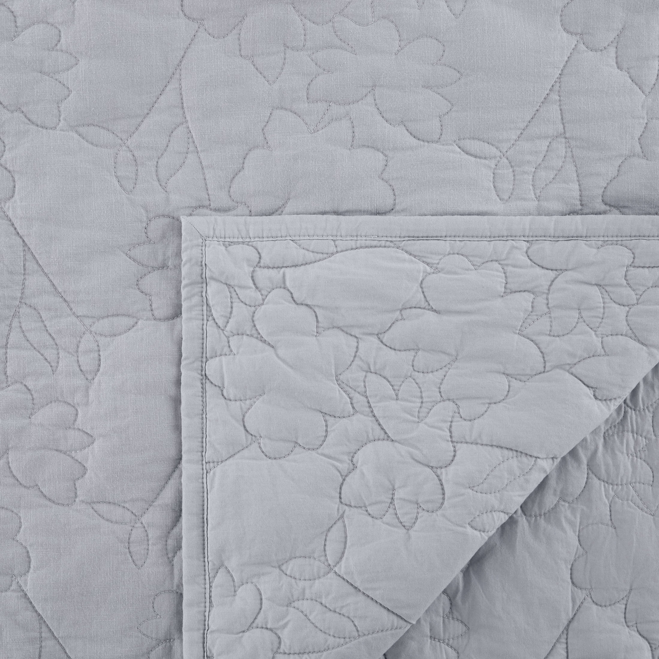Beautiful The Bedding Collection By Drew Barrymore Velvet Slub Quilts, Full/Queen - Reversible