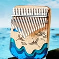 thumbnail image 4 of Portable Thumb Piano Multiple Tones Mini Resin Kalimba Finger Plucked Musical Instrument, 4 of 5