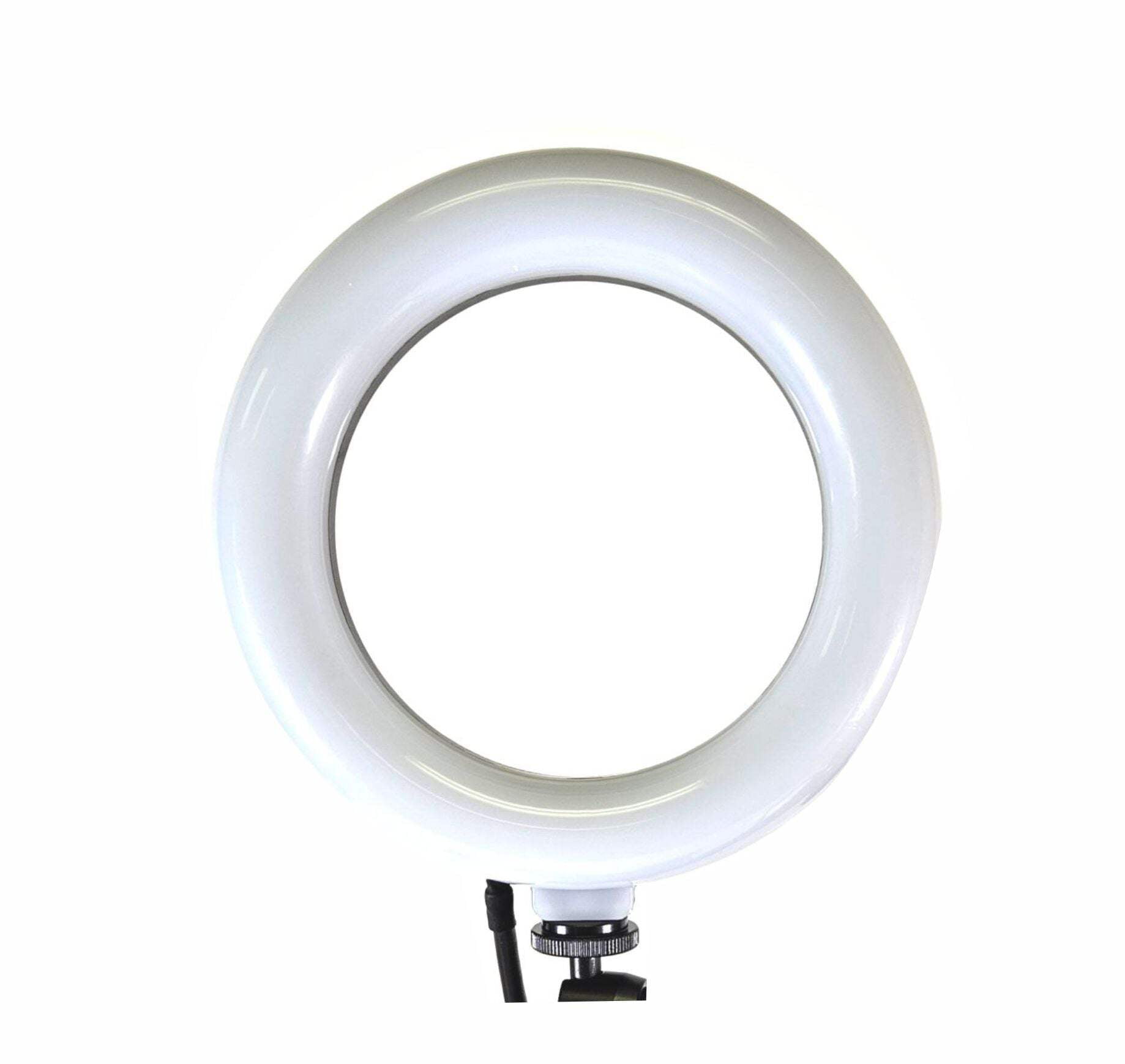 ALLCAST 6" Ring Light and HD Webcam with Adjustable Arm Pole Clamp