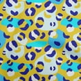 thumbnail image 1 of oneOone Silk Tabby Yellow Fabric Animal Skin Sewing Craft Projects Fabric Prints By Yard 42 Inch Wide, 1 of 5