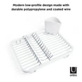 thumbnail image 4 of Umbra Sinkin Dish Rack, Compact Dish Drying Rack with Drainboard, Perfect for Small Kitchens, 4 of 20
