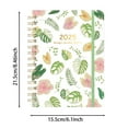 2025 Planner Aesthetic Weekly Monthly Yearly Agenda Notebook Flower Calendar Planner With