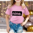 thumbnail image 4 of SNKSDGM Girls White T Shirts for Kids Bulk Girls Cute Tops 10-12 Trendy Shirts for Teen Kids Girls Child Short Sleeve Prints T Shirt Trendy Girls Fans Present Tops 4-5 Years, 4 of 5
