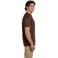 thumbnail image 3 of Fruit of the Loom mens oz 100% Heavy Cotton HD T-Shirt(3931)-CHOCOLATE-2XL, 3 of 3