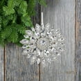 thumbnail image 2 of 4.25in Hanging Faux Jewel Ornament: Clear, 2 of 4