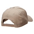 thumbnail image 4 of Heart Shaped Pizza Embroidered Solid Cotton Twill Low Profile Snap Cap - Khaki OSFM, 4 of 5