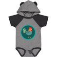 thumbnail image 3 of Inktastic Rooster Chicken Farmer Boys or Girls Baby Bodysuit, 3 of 5