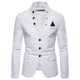 thumbnail image 1 of Traje decorativo de múltiples botones de moda para hombre de primavera con código europeo, traje de cuello alto con personalidad para hombre, 1 of 5