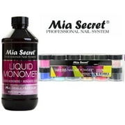 Mia Secret - Monomer 8 oz + Fabulous 12 Colors Set