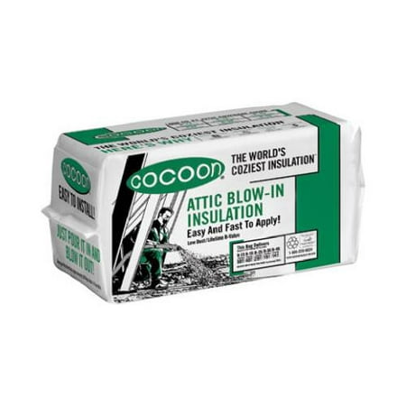 Us Greenfiber INS541LD Blow-In Insulation, Cellulose, 40-Sq. Ft. - Quantity