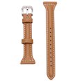 thumbnail image 1 of Exquisite Leather Watchband Creative Watch Strap Watch Replacement Band Watch Accessories Compatible for Galaxy (Coffee), 1 of 7