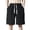 Black, variant on Men's Shorts With Pockets Loose Fit Casual Shorts For Running Workout Training Basketball Boy Outdoor