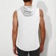 thumbnail image 4 of Blusa sin mangas con capucha para hombre, color liso, informal, deportiva, sin mangas, con capucha, de poliéster, 4 of 5