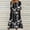 05Multicolor, variant on asdoklhq Boho Dress Floral Dress for Women Summer Casual Round Neck Short Sleeve Zipper Folding Floral Printed Dresses Multicolor 2X
