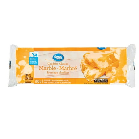 Great Value Marble Cheddar Cheese | Walmart Canada