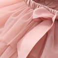 thumbnail image 5 of Ohufall Toddler Girls Tutu Skirts Summer Solid Breathable Tulle Fluffy Tiered Ruffle Party Skirts Cute Casual Bow Knot Princess Skirts for Little Girls, 1-5 Years, 5 of 7