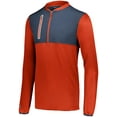 thumbnail image 4 of Holloway Sportswear XL Weld Hybrid Pullover Orange/Carbon 229596, 4 of 5