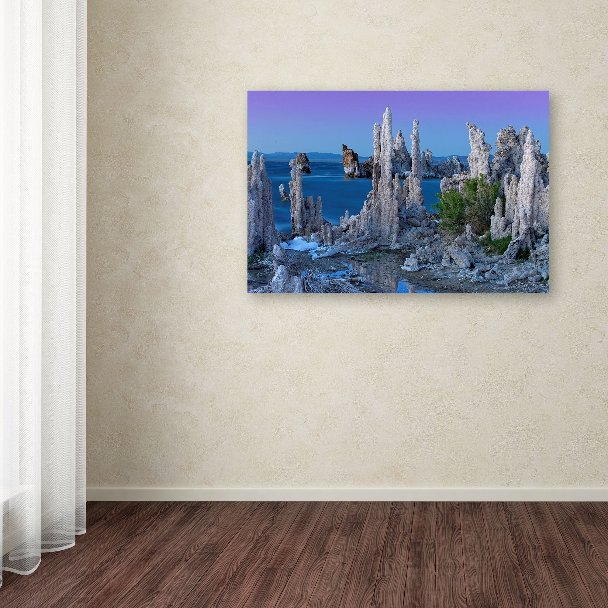 Trademark Fine Art 'Mono Lake Dusk' Canvas Art by Mike Jones Photo