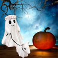 thumbnail image 3 of Ornements de Chien Fantôme Marchant en Résine Halloween Grand, 3 of 5