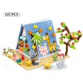 thumbnail image 4 of Bloques de construcción para niños, juguete de ladrillos para armar cabaña de amigos, casa, cabaña, castillos, pueblo, arquitectura, regalo para niñas, Ideas creativas, 2023, 4 of 4