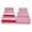 Pink, variant on 8-Piece Coral Fleece Bath Towel Set - Ultra Soft Highly Absorbent Velvet Spun Towels for Bathroom Spa Gym Home Use (8PC Set)