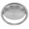 thumbnail image 6 of Hemoton Stainless Steel Drop-In Countertop Trash Bin Lid with Round Waste Chute and Balanced Swing Flap Cover for Trash Can, 6 of 8
