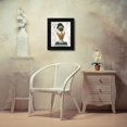 thumbnail image 3 of Emily Adams 12x14 Black Modern Wood Framed Wall Art Titled - Canine Couture Newsprint III, 3 of 6