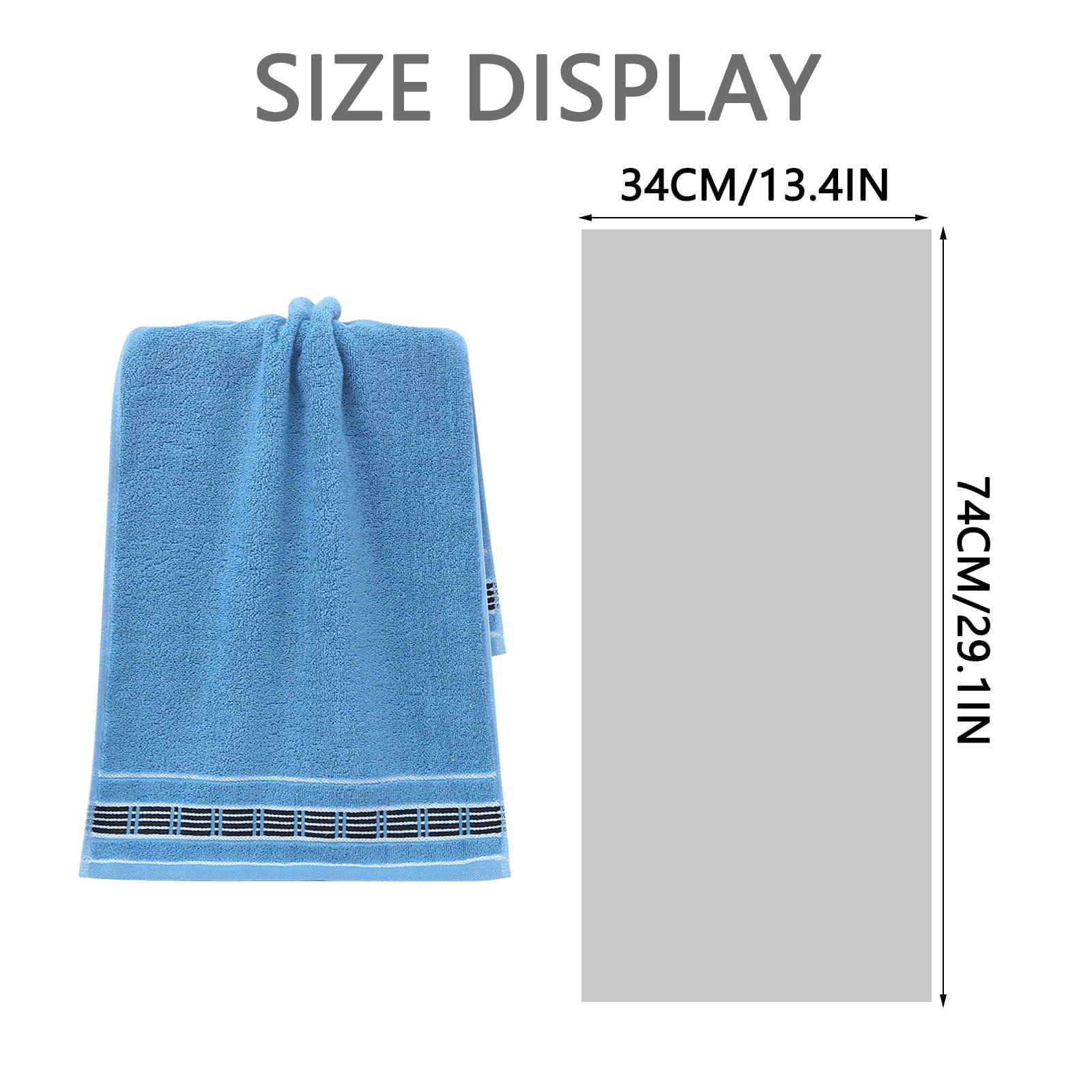 LE Bath Towel, Hand Towel, & Body/Face Pack (pack of 3), marine - SALE!