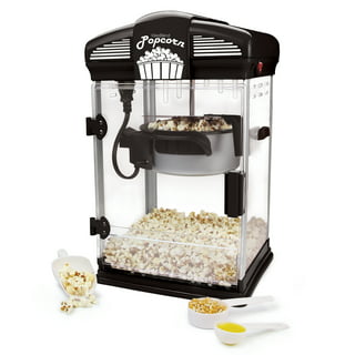 Elite Gourmet EPM330M Automatic Stirring Popcorn Maker Popper, Electric Hot  Oil Popcorn Machine 