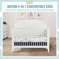 thumbnail image 6 of Dream On Me Milton 5 in 1 Convertible Crib made with Sustainable New Zealand Pinewood, White, 6 of 16