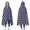 Navy and White, variant on Wearable Blanket,Orange and White Wavy Checkerboard Pattern Hooded Wearable Flannel Blanket for Adults & Teens,Winter Poncho Shawl Wrap Cape Cozy Anti-Pill,50"x60"