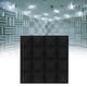 thumbnail image 3 of Paneles acústicos de espuma de algodón absorbentes de sonido en forma de pirámide, espuma insonorizada para estudio (negro), 6 uds., 3 of 10