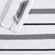 thumbnail image 4 of Juego de paños de cocina KitchenAid Albany, paquete de 8, ónix negro/blanco, 30 x 30 cm, 4 of 4