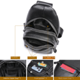 thumbnail image 3 of Bolso bandolera de un solo hombro para hombre de piel de vaca con capa de cabeza, bolso de hombro deportivo informal versátil para hombre, bolso de pecho de cuero de alta gama para hombres de negocios, 3 of 6