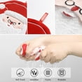 thumbnail image 7 of 3 Pack Christmas Hand Towel Soft Abosrbent Hanging Towels Cute Hand Drying Towels Holiday Decoration Hand Towels Set for Women 7 x 9 Inches, 7 of 7