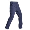 thumbnail image 6 of UDAUDU Men's Hiking Pants Stretch Waterproof 2026 Durable Cargo Pants for Hiking Outdoor Casual Work Multi Pockets Navy L, 6 of 7