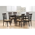 thumbnail image 2 of Gabriel 7-piece Extension Leaf Dining Table Set Cappuccino, 2 of 11