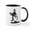 White/Black Inside, variant on CafePress - Kiniart Tricolor Corgi Mug - 11 oz Ceramic Mug - Novelty Coffee Tea Cup