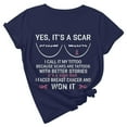 thumbnail image 1 of TIMIFIS Breast Cancer Awareness Pink Ribbon T-Shirt for Women Breast Cancer Shirts Work Tops Short Sleeve Out Blouse Breast Awareness Letter Print Shirt T-Shirt Tops In OctoberFall, 1 of 5