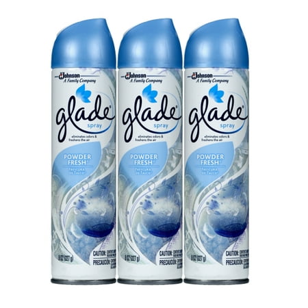 (3 Pack) Glade Air Freshener, Powder Fresh, 8.0 Oz. - Walmart.com