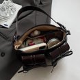 thumbnail image 3 of Bolso Hombro A La Versátil para Axila Con Lazo Bolsillos Dobles Mujer Cuero PU Compras Fecha, 3 of 9