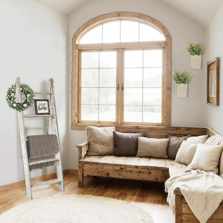 Blanket ladder for living room, blanket rack, wall blanket rack