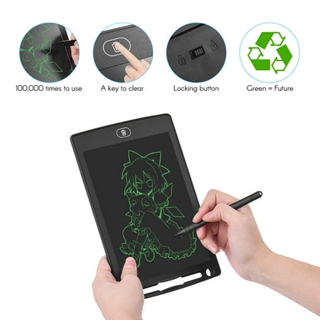 Tablet With Drawing Software LCD Electronic Writing Painting Drawing Tablet Board Pad 8.5 Inch Portable Graphic Board Used ()