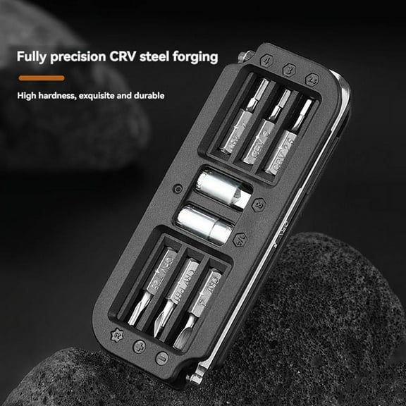 10 in 1 Bicycle Repair Kit Multi-Tool Mountain Bike & Road Bike Set Portable Hexagonal Wrench Screwdriver Bit Tools