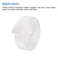 thumbnail image 4 of Flat Nylon Webbing Strap 2 Inch 20 Yards White for Backpack, Luggage-rack, 4 of 7
